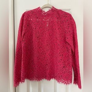 Jcrew lace blouse with matching tank underneath